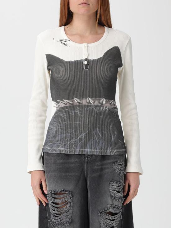 25FW 블루마린 반팔 티셔츠 2T100A C1039 White