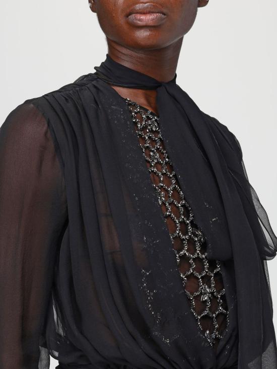 26SS 알베르타 페레티 블라우스 02175114 0555 Black - ALBERTA FERRETTI