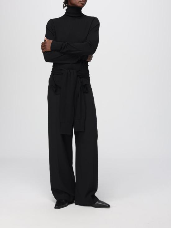 25FW 토템 스트레이트 팬츠 254WRB0303FB0475 001 Black - TOTEME