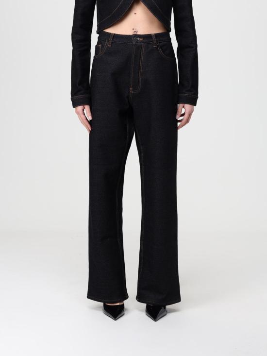 25FW 알라이아 데님 팬츠 AA9P1265K131B 991 Black