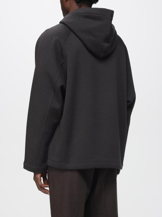 25FW 르메르 긴팔 티셔츠 TO1453LJ1047 999 Black - LEMAIRE