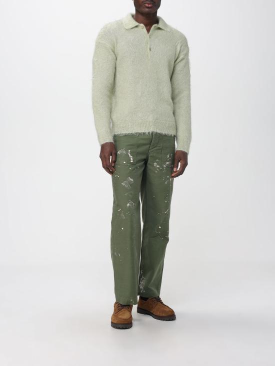 25FW 오라리 스트레이트 팬츠 A25AP01BP OLIVE GREEN Olive - AURALEE