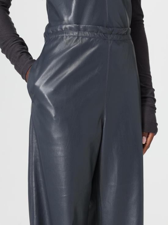 25FW 나누슈카 가죽 팬츠 NW25PFPA01255 STEEL Blue - NANUSHKA