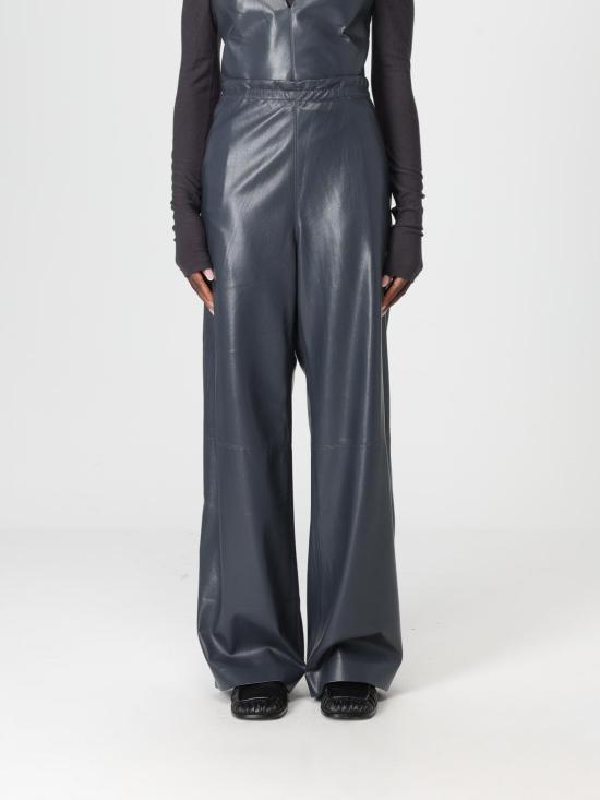 25FW 나누슈카 가죽 팬츠 NW25PFPA01255 STEEL Blue