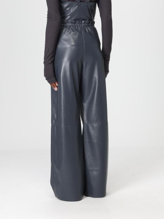 25FW 나누슈카 가죽 팬츠 NW25PFPA01255 STEEL Blue - NANUSHKA