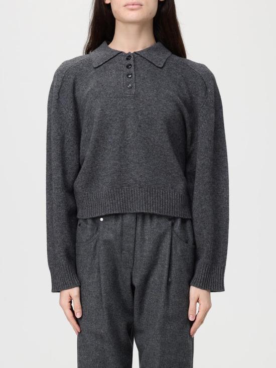 25FW 루루 스튜디오 폴로 티셔츠 HOMERE LDS ANTHRACITE MELANGE Charcoal