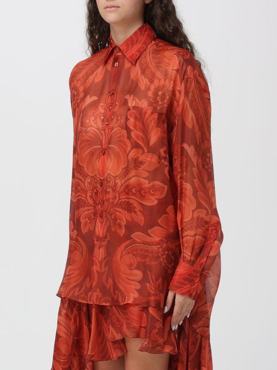 25FW 에트로 블라우스 WRIA002899SA1K2 X0852 Red - ETRO