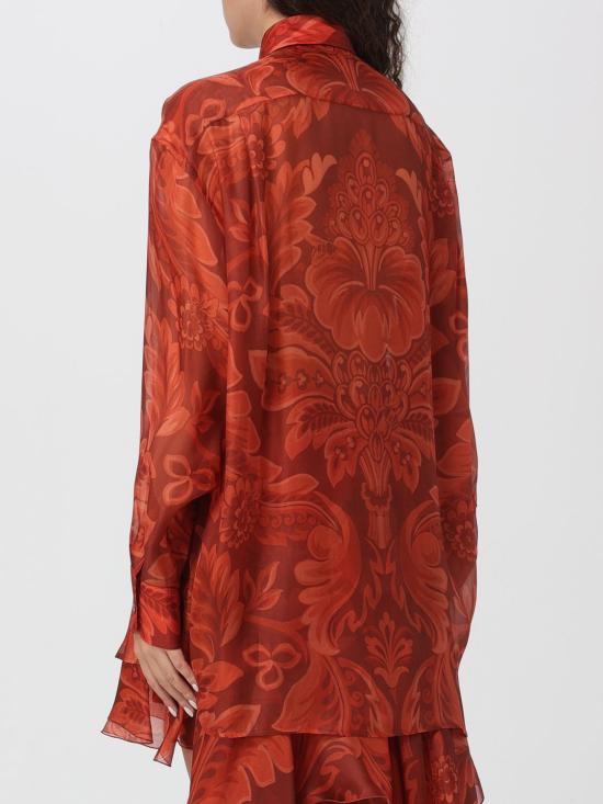 25FW 에트로 블라우스 WRIA002899SA1K2 X0852 Red - ETRO