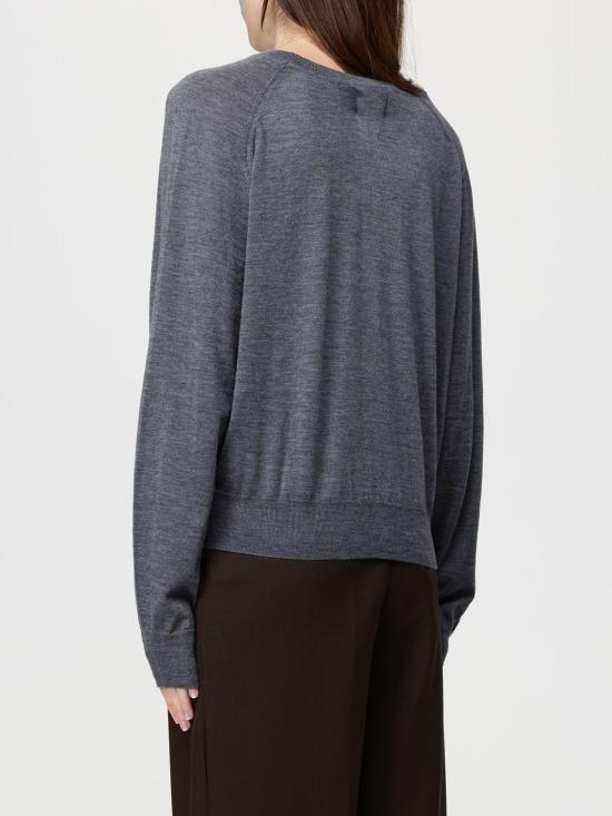 25FW 루루 스튜디오 스웨터 ANGUS ANTHRACITE MELANGE Charcoal - LOULOU STUDIO