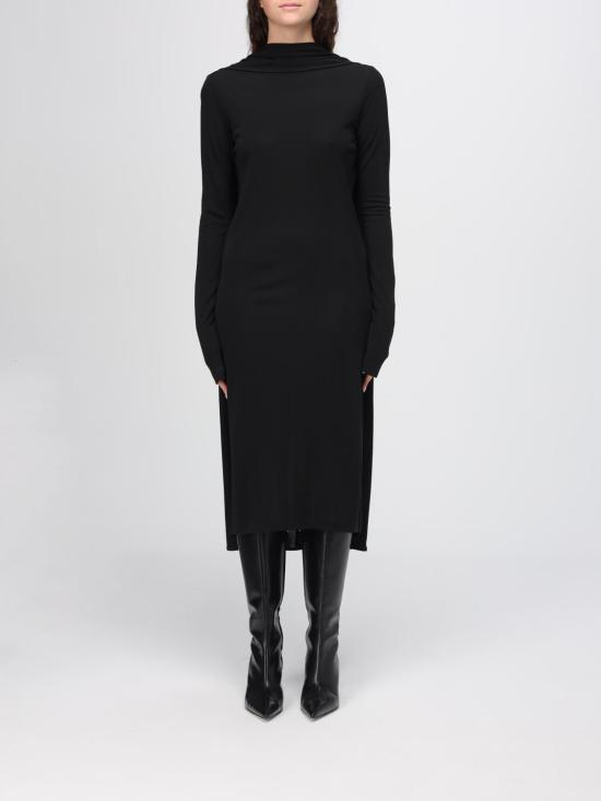 25FW 토템 롱 원피스 254WRD0268FB0497 001 Black