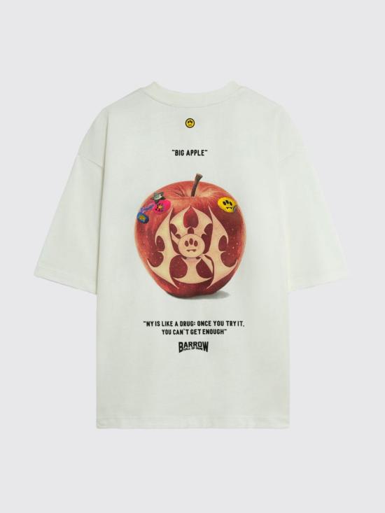 25FW 바로우 반팔 티셔츠 F5BWUATH037 002 White - BARROW