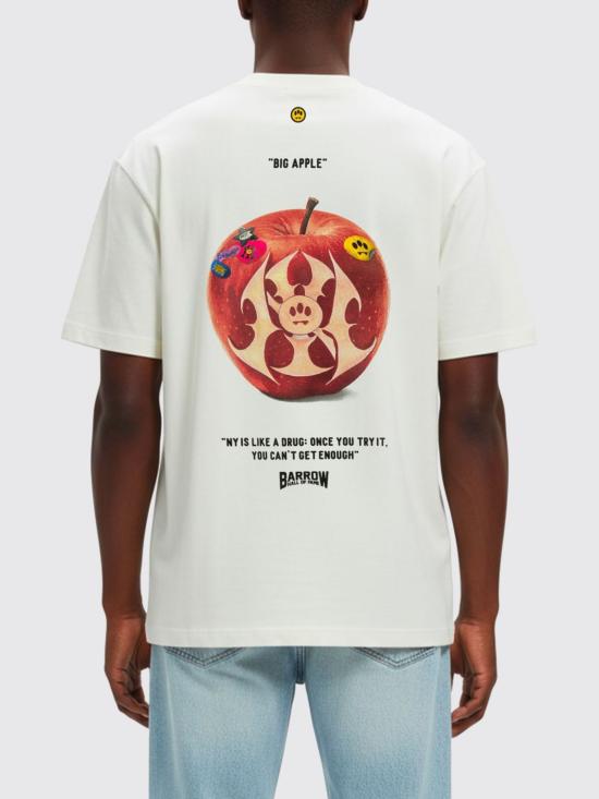 25FW 바로우 반팔 티셔츠 F5BWUATH037 002 White - BARROW