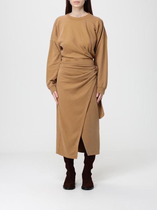 25FW 이자벨마랑에뚜왈 롱 원피스 R00721FAB1M05E 50CA Brown