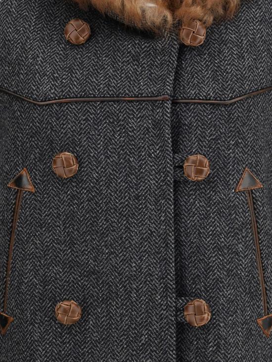 25FW 프라다 코트 P653SPSOOO17VQ F0308 Charcoal - PRADA