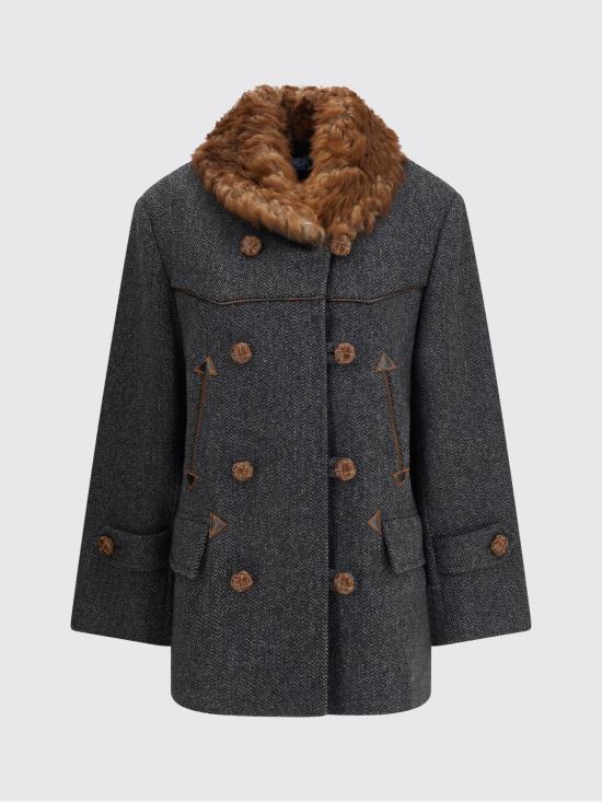 25FW 프라다 코트 P653SPSOOO17VQ F0308 Charcoal