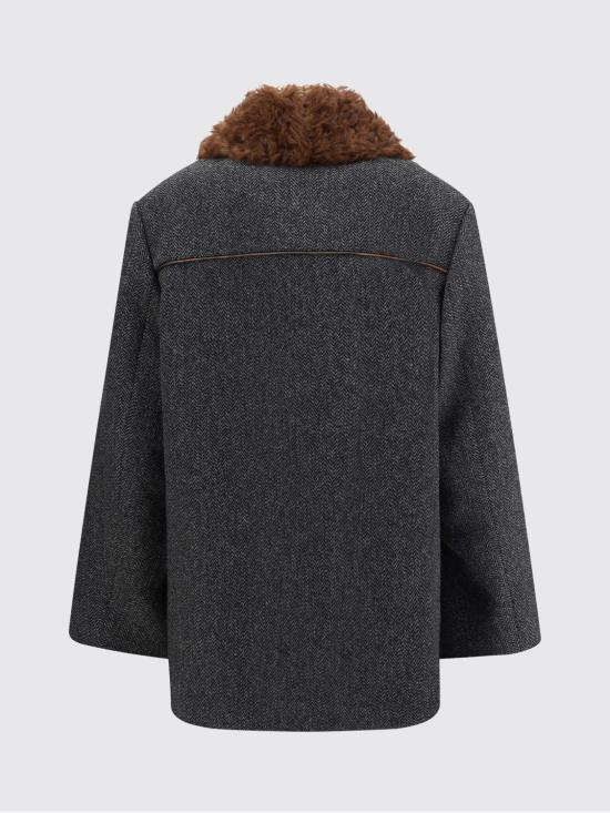 25FW 프라다 코트 P653SPSOOO17VQ F0308 Charcoal - PRADA