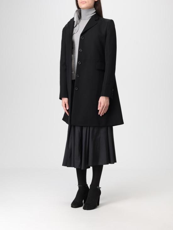 25FW 모스키노 코트 06105437 0555 Black - MOSCHINO