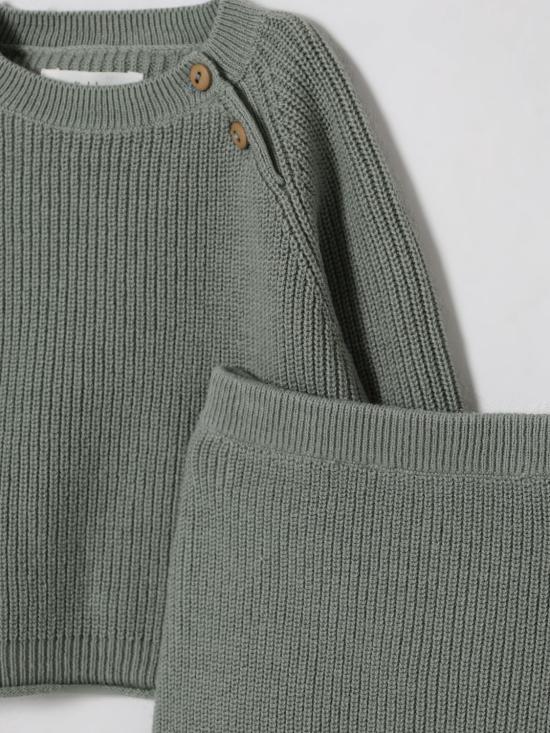 25FW [키즈] 테디 앤 미노우 오버롤 A25TDM0002EM635 513 Green - TEDDY & MINOU