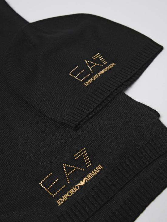 25FW 엠포리오 아르마니 비니 7W000717AF16843 UC001 Black - EMPORIO ARMANI