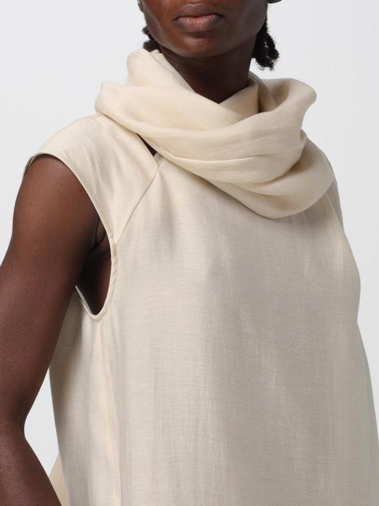 25FW 토템 롱 원피스 254WRD0251FB0265 116 Beige - TOTEME