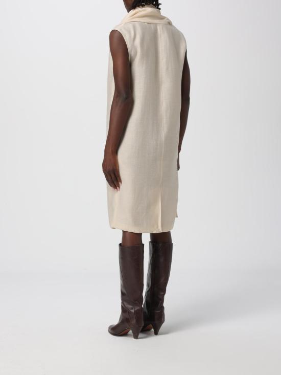 25FW 토템 롱 원피스 254WRD0251FB0265 116 Beige - TOTEME