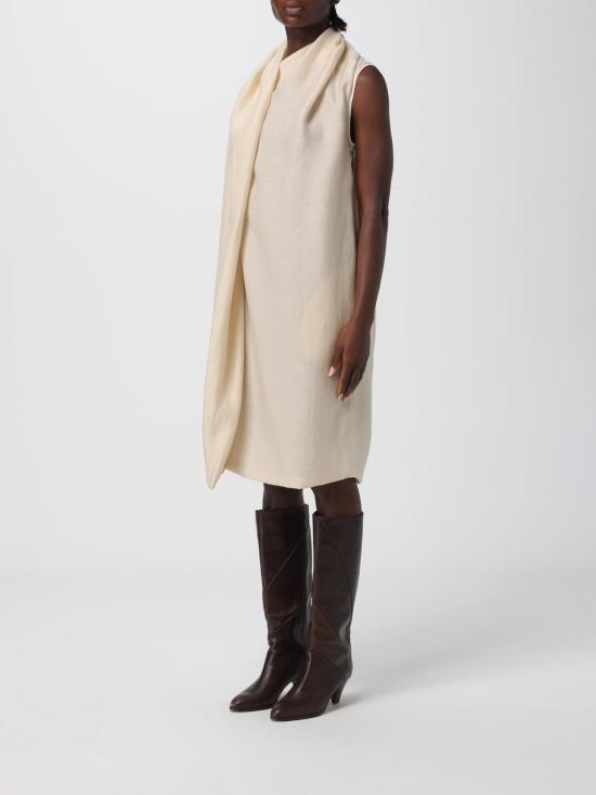 25FW 토템 롱 원피스 254WRD0251FB0265 116 Beige - TOTEME