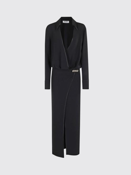 25FW 디 아티코 롱 원피스 251WCW00242ACC001AA 100 Black