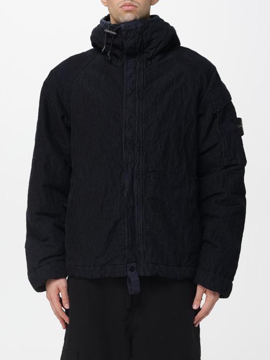 25FW 스톤 아일랜드 링클드 코듀로이 500-TC 안티드롭&인터널 패딩 후디드 자켓 링클드 코듀로이 500-TC 안티드롭&인터널 패딩 후디드  4100056S0229 V0020 Blue