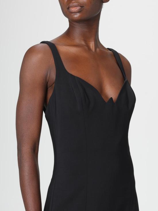 25FW 알렉산드레 보티에 롱 원피스 222DR16531612 Black - ALEXANDRE VAUTHIER