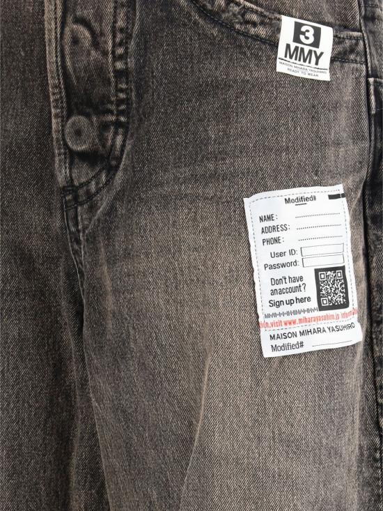 25FW 메종 미하라 야스히로 데님 팬츠 K15PT343 Black - MAISON MIHARA YASUHIRO