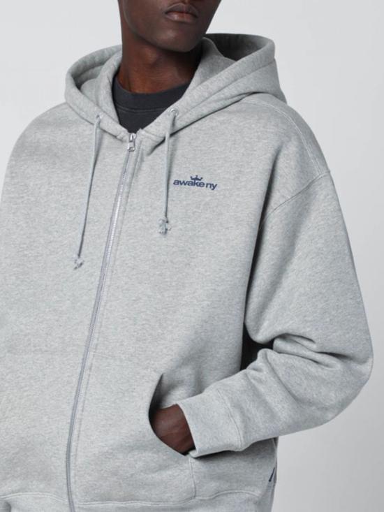 25FW 어웨이크 NY 긴팔 티셔츠 HD003 HG Grey - AWAKE NY