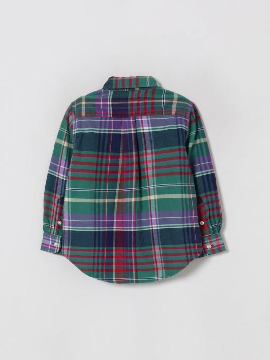 25FW [키즈] 폴로 랄프로렌 셔츠 322979315 001 Green - POLO RALPH LAUREN