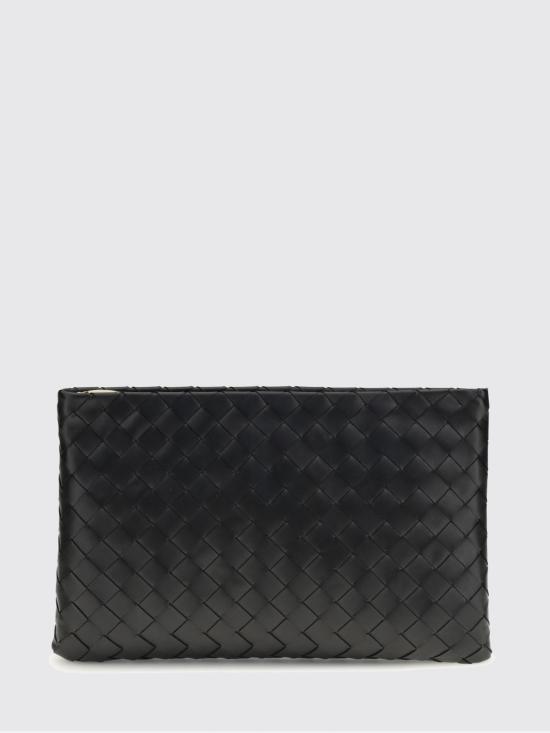 26SS 보테가베네타 인트레치아토 미디움 플랫 파우치 742972VCPP9 8425 Black