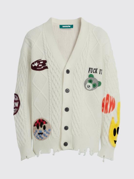 25FW 바로우 스웨터 F5BWUACA133 013 Cream - BARROW