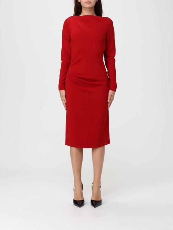 25FW 막스마라 롱 원피스 2521226014600 044 Red