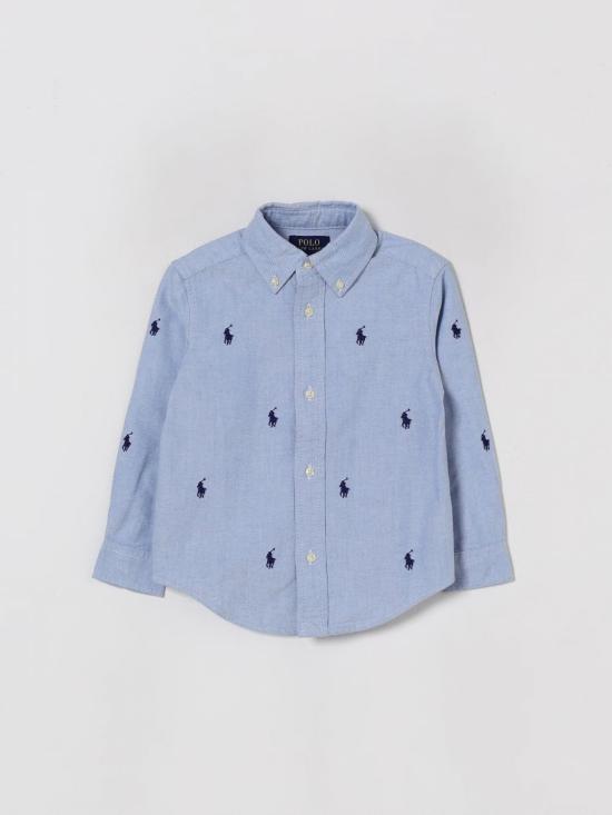 25FW [키즈] 폴로 랄프로렌 셔츠 322878876 001 Blue