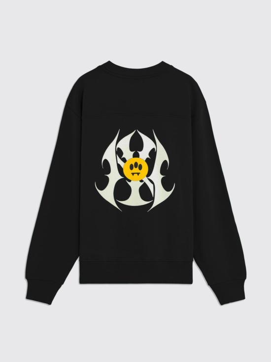 25FW 바로우 긴팔 티셔츠 F5BWUASW042 110 Black - BARROW