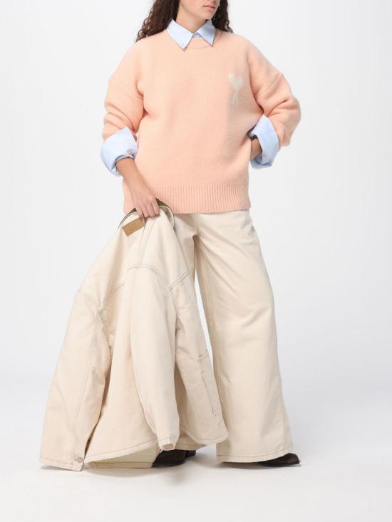 25FW 아미 ADC 크루넥 스웨터 UKS836DKN01356 807 Pink - AMI