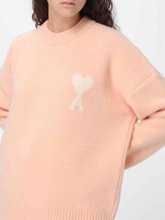 25FW 아미 ADC 크루넥 스웨터 UKS836DKN01356 807 Pink - AMI
