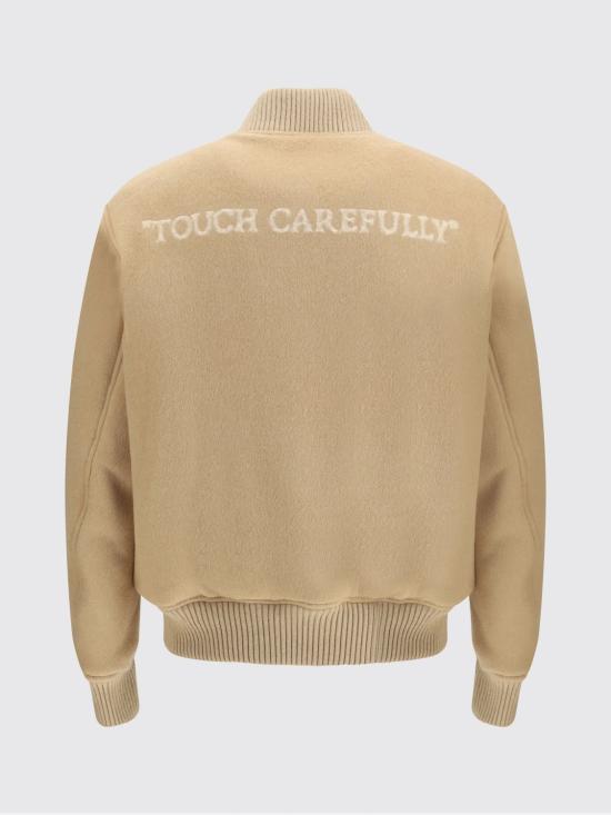 25FW 오프화이트 봄버 자켓 OMEH05JF25FAB001 626D Brown - OFF WHITE