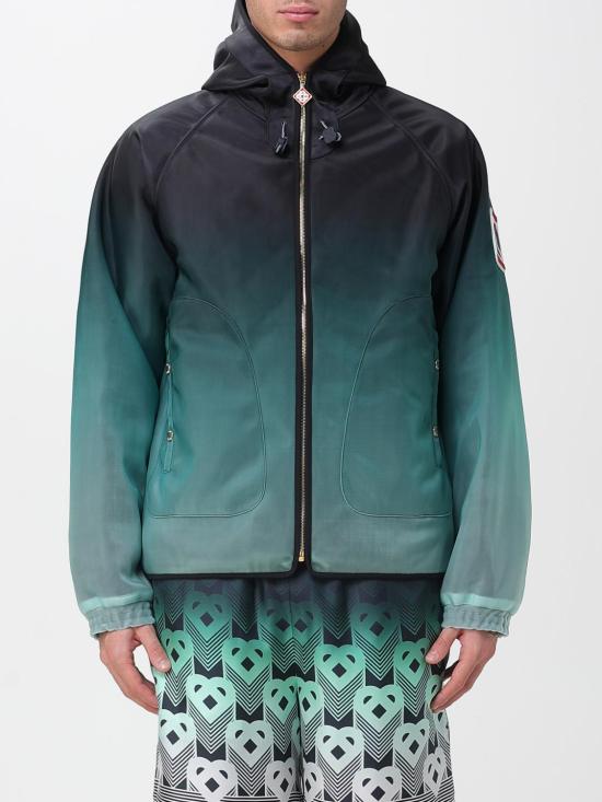 25FW 카사블랑카 자켓 MPF25JK394 01 Gnawed Blue