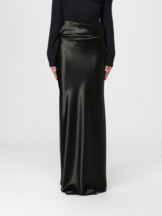 25FW 나누슈카 롱 스커트 NW25PFSK02669 DARK GREEN ANTHRACIT Green