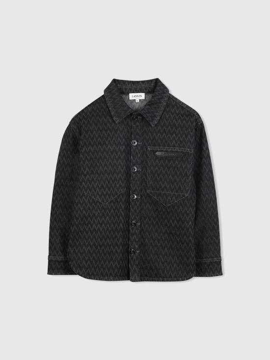 25FW [키즈] 랑방 셔츠 N30290 Z11 Black