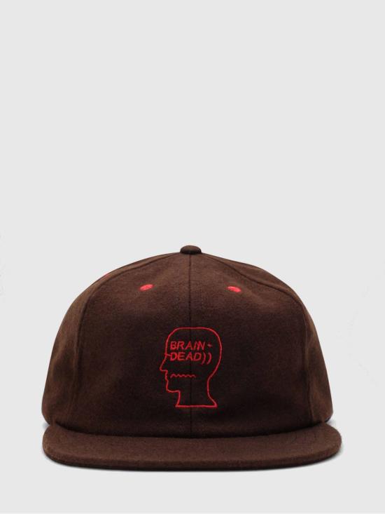 25FW 브레인데드 볼캡 BDW24H010047 BR Brown - BRAIN DEAD