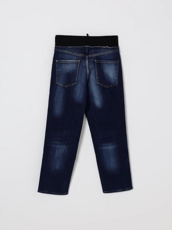 25FW [키즈] 디스퀘어드2 진 DQ3036D0AEZ DQ01 Denim - DSQUARED2