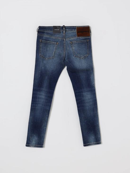25FW [키즈] 디스퀘어드2 진 DQ0239D0AEU DQ01 Denim - DSQUARED2