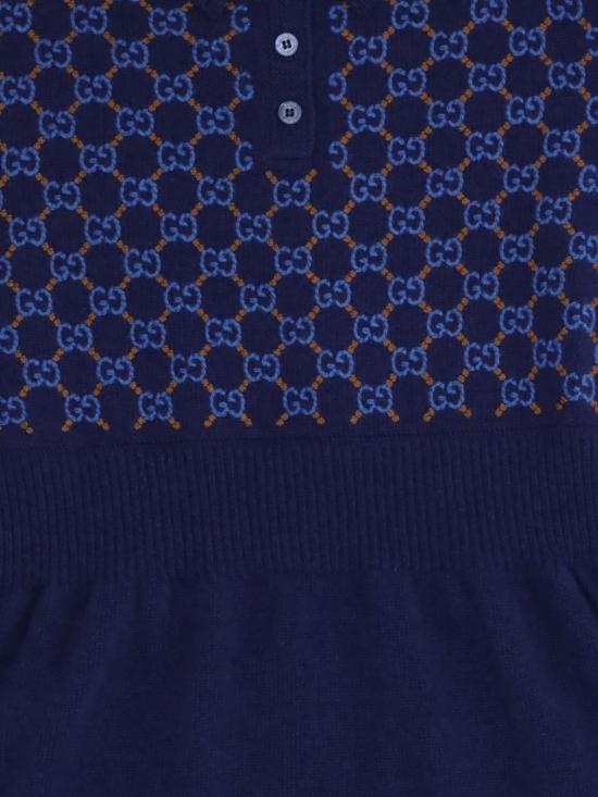 25FW [키즈] 구찌 원피스 828451XKEZ6 4145 Marine - GUCCI