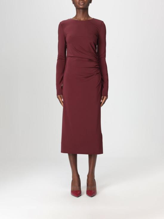 25FW 막스마라 스튜디오 롱 원피스 2526626031600 002 Burgundy