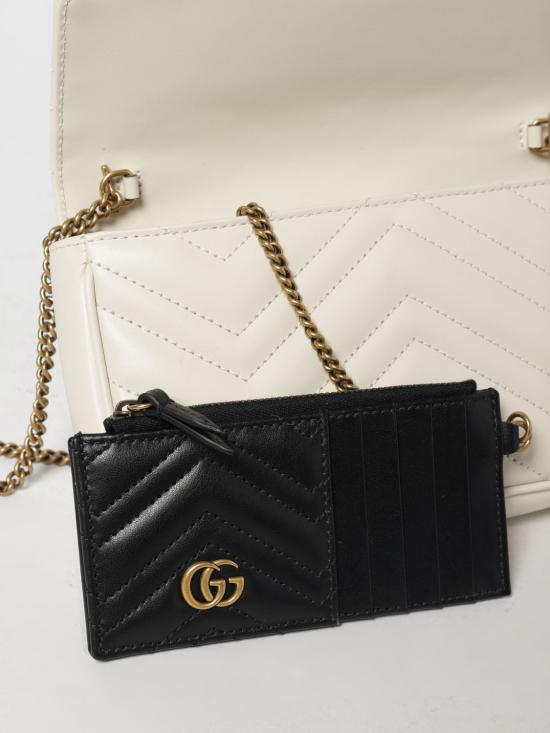 25FW 구찌 GG 마몽 스몰 숄더백 751526AACCE 9053 White - GUCCI