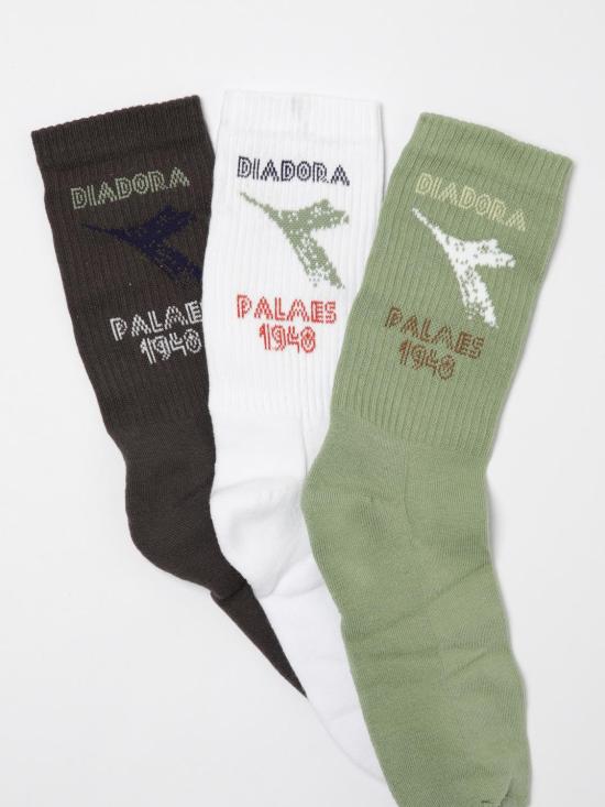 25FW 디아도라 헤리티지 양말 503182431 C0054 Black - DIADORA HERITAGE